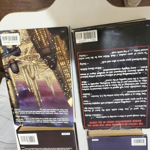 David Weber Classic 4 Book Science Fiction Bundle Novel Vintage Set - Picture 6 of 11